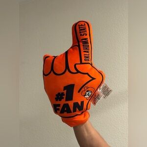 OSU Oklahoma State University Cowboys Stuffed Plush Finger 19” Football Game Fan